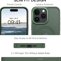 iPhone 15 Pro Max - MagSafe Hülle mit Kameraschutz