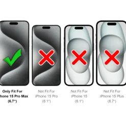 iPhone 15 Pro Max - MagSafe Hülle mit Kameraschutz