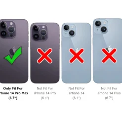 iPhone 14 Pro Max - MagSafe Hülle mit Kameraschutz