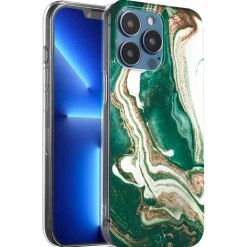 iPhone 13 Pro Max - Marmor & Sand Design Hülle