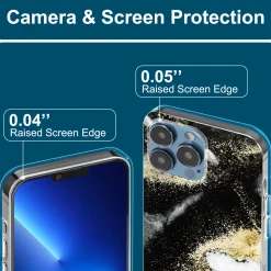 iPhone 13 Pro Max - Marmor & Sand Design Hülle
