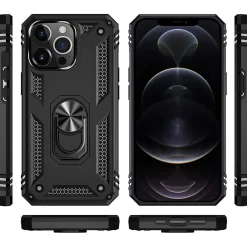 iPhone 12 Pro Max - Outdoor Hardcase mit Ringhalter