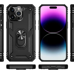 iPhone 15 Pro Max - Outdoor Hardcase mit Ringhalter