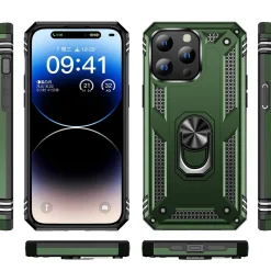 iPhone 15 Pro Max - Outdoor Hardcase mit Ringhalter