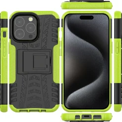 iPhone 15 Pro Max - Outdoor Hülle 2-teiliges Schutzcase