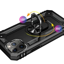 iPhone 11 Pro Max - Outdoor Hardcase mit Ringhalter