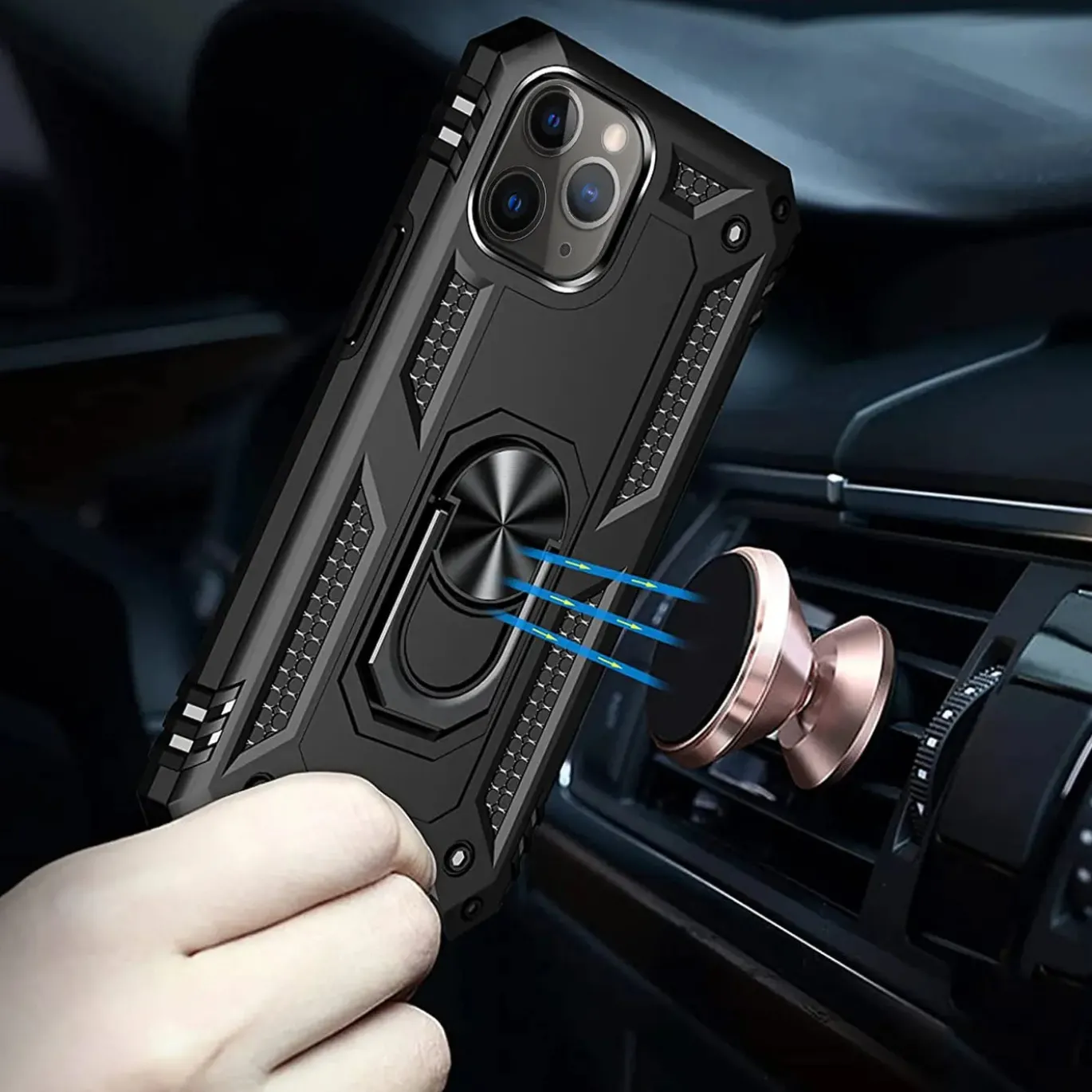iPhone 11 Pro Max - Outdoor Hardcase mit Ringhalter