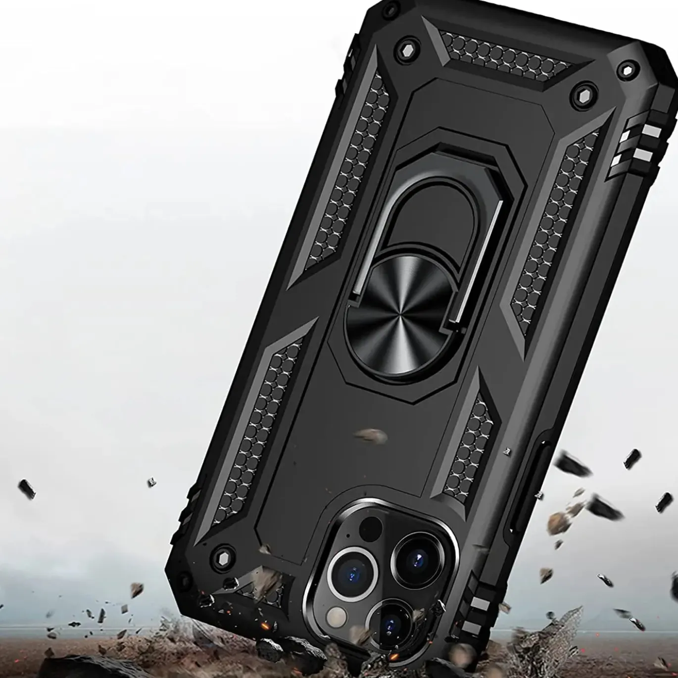 iPhone 11 Pro Max - Outdoor Hardcase mit Ringhalter