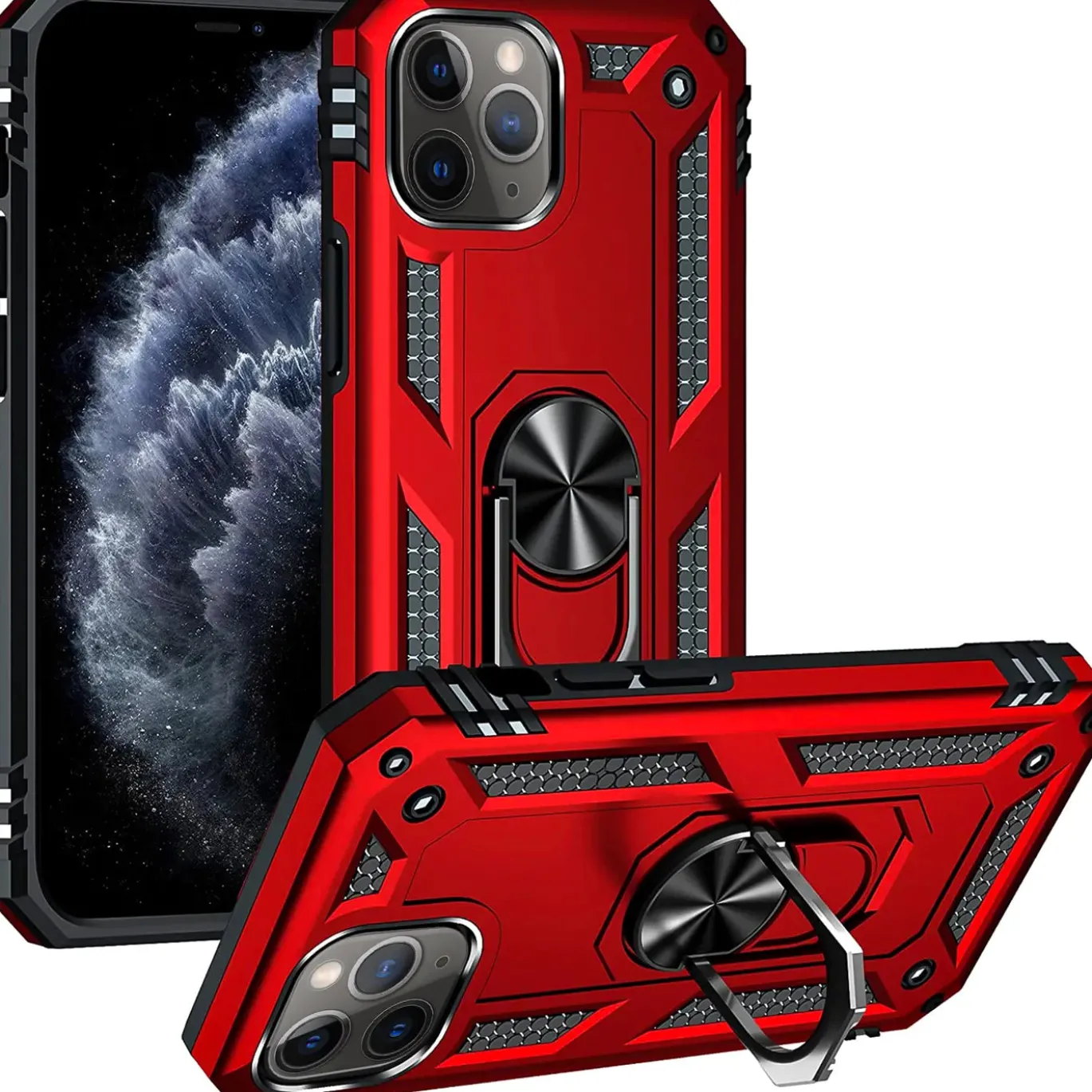 iPhone 11 Pro Max - Outdoor Hardcase mit Ringhalter