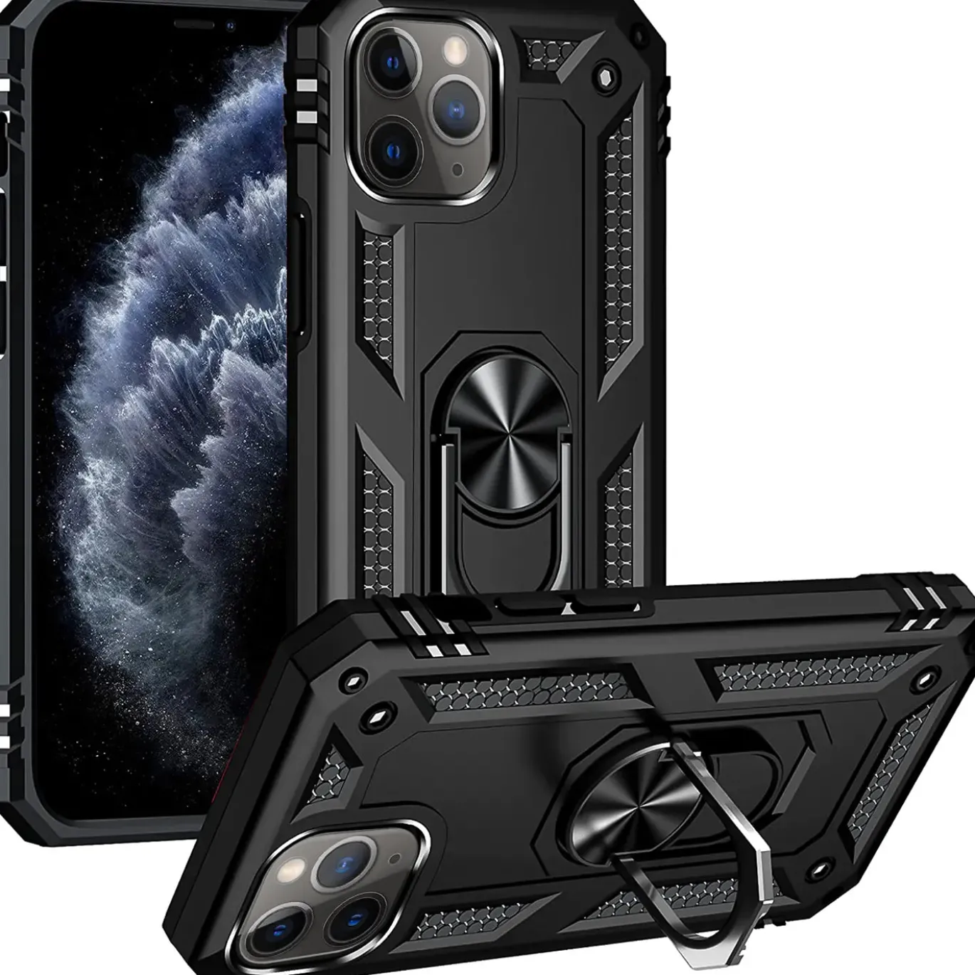 iPhone 11 Pro Max - Outdoor Hardcase mit Ringhalter