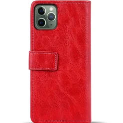 iPhone 11 Pro Max - Retro Klapphülle mit Karten- & Geldfach