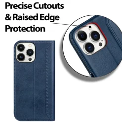 iPhone 13 Pro Max - Robuste Klapphülle mit RFID Block