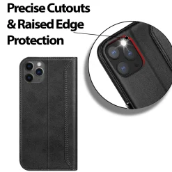 iPhone 11 Pro Max - Robuste Klapphülle mit RFID Block