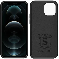 iPhone 12 Pro Max - Silikon Case mit Mikrofaser-Innenseite