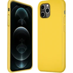 iPhone 12 Pro Max - Silikon Case mit Mikrofaser-Innenseite