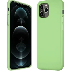 iPhone 12 Pro Max - Silikon Case mit Mikrofaser-Innenseite
