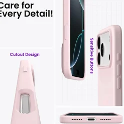 iPhone 17 Pro Max - Silikon Case mit Mikrofaser-Innenseite
