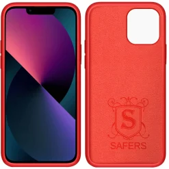 iPhone 13 Pro Max - Silikon Case mit Mikrofaser-Innenseite