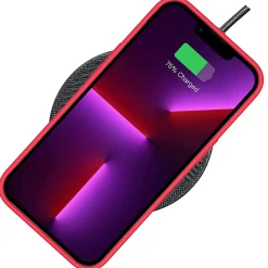 iPhone 13 Pro Max - Silikon Case mit Mikrofaser-Innenseite