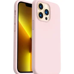 iPhone 14 Pro Max - Silikon Case mit Mikrofaser-Innenseite