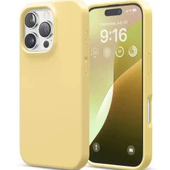 iPhone 16 Pro Max - Silikon Case mit Mikrofaser-Innenseite