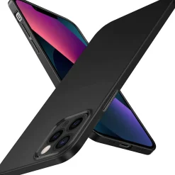 iPhone 13 Pro Max - Slim Silikon Backcover Schwarz