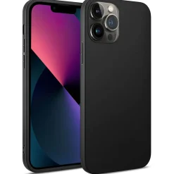 iPhone 13 Pro Max - Slim Silikon Backcover Schwarz