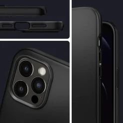 iPhone 13 Pro Max - Slim Silikon Backcover Schwarz