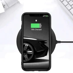 iPhone 11 Pro Max - Slim Silikon Backcover Schwarz