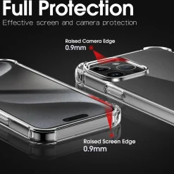 iPhone 15 Pro Max - Stoßfestes Clear Case