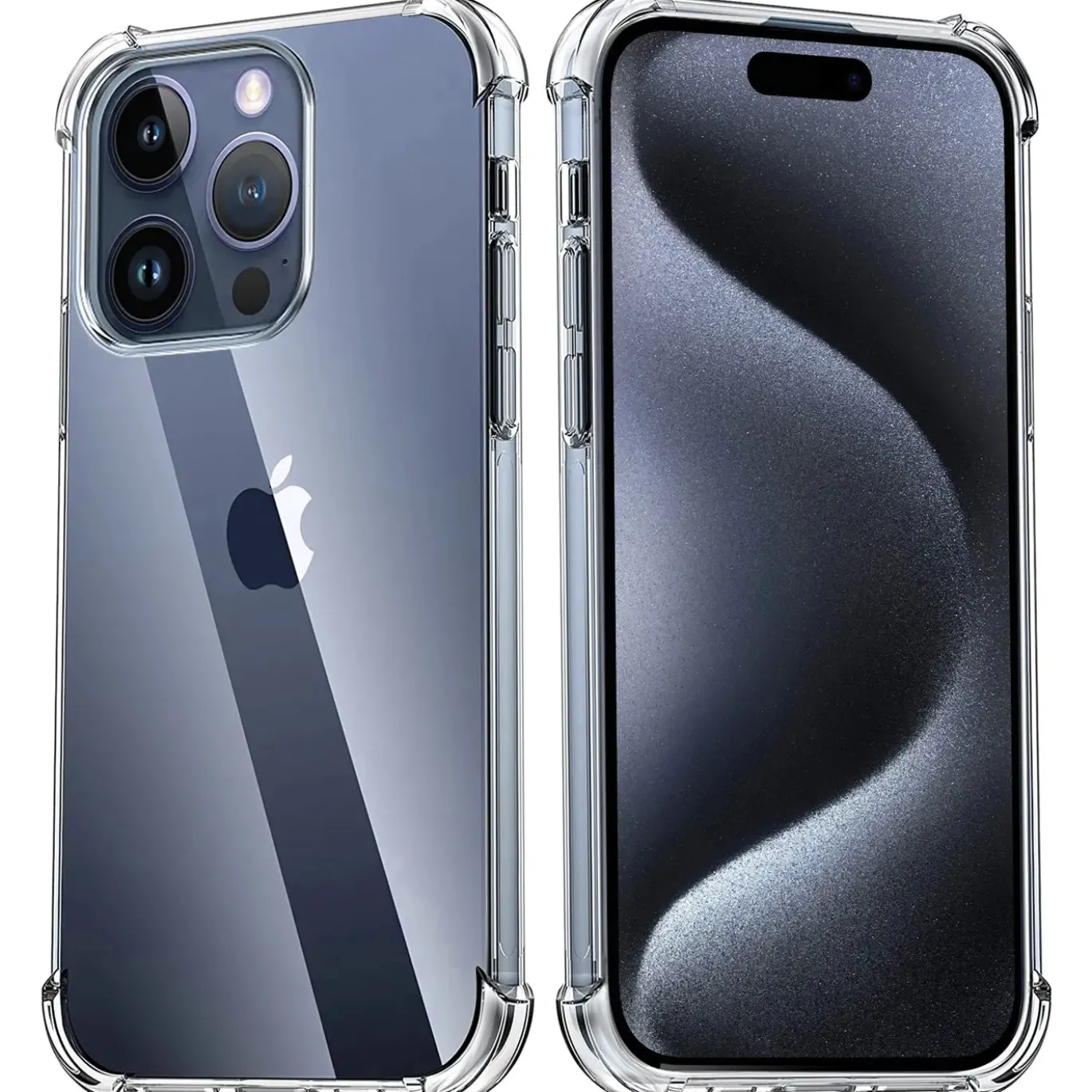 iPhone 15 Pro Max - Stoßfestes Clear Case