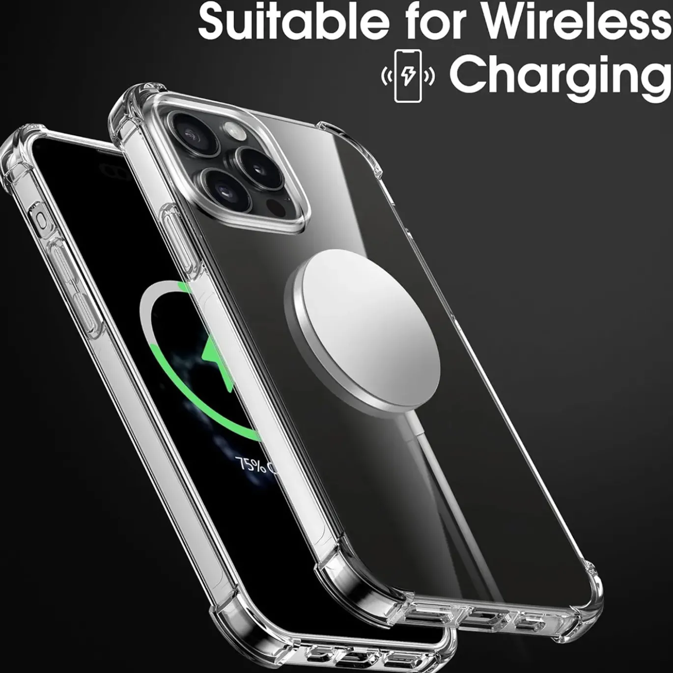 iPhone 15 Pro Max - Stoßfestes Clear Case