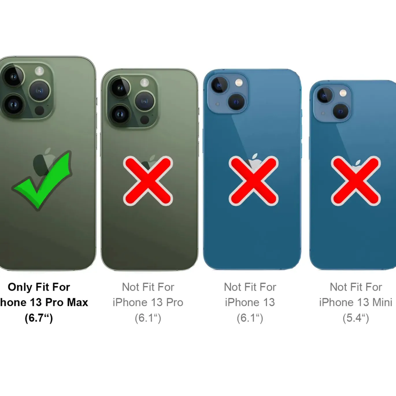 iPhone 13 Pro Max - Stoßfestes MagSafe Case in Schwarz mit halbtransparenter Rückseite