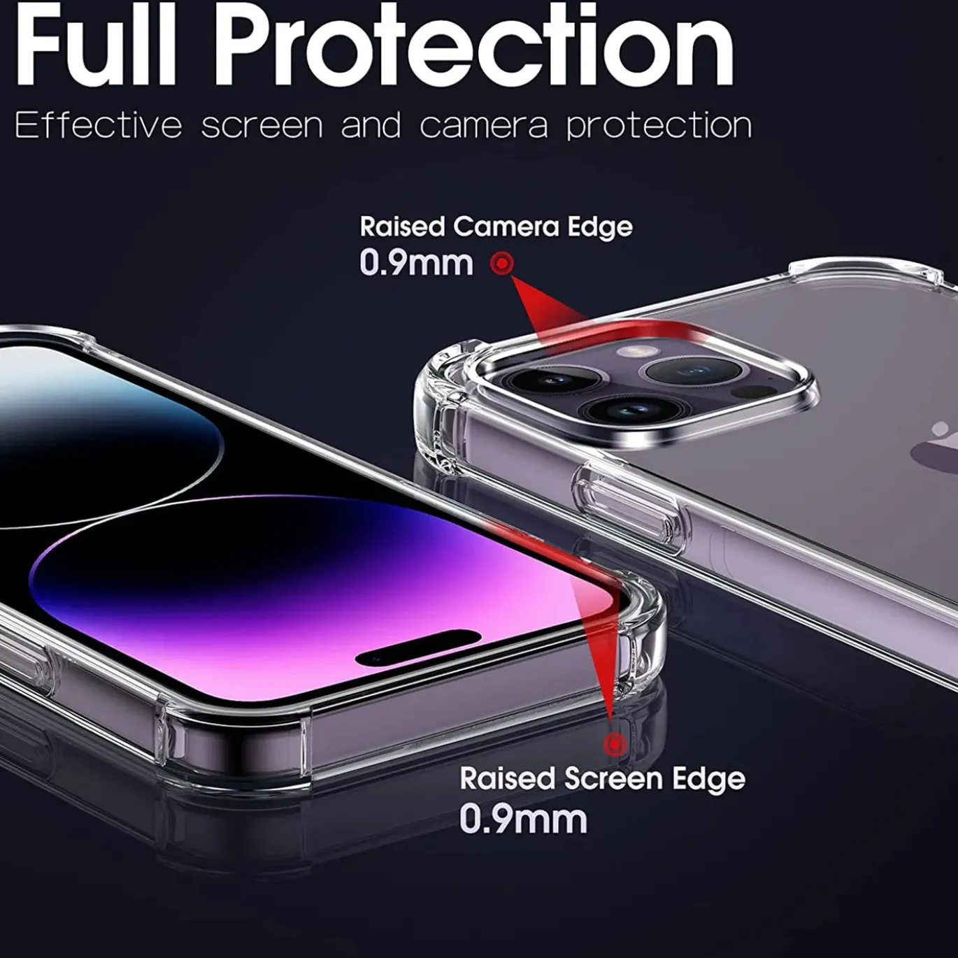 iPhone 14 Pro Max - Stoßfestes Clear Case