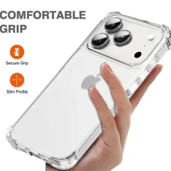 iPhone 17 Pro Max - Stoßfestes Clear Case