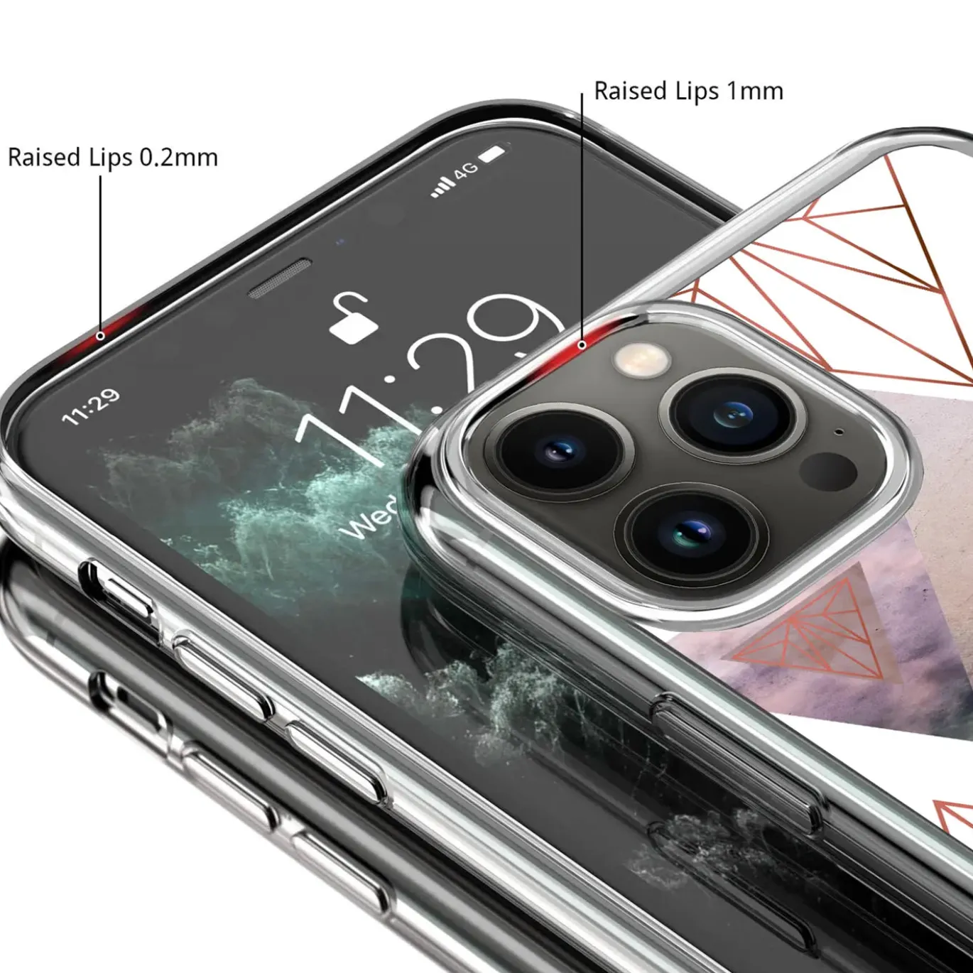 iPhone 13 Pro Max - TPU Case mit Motivdruck