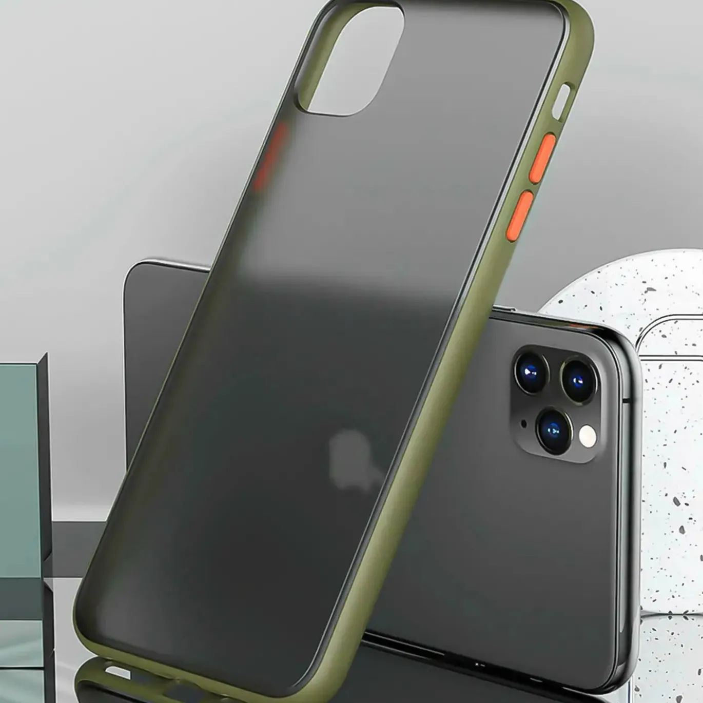 iPhone 11 Pro Max - TPU Rückschale mit Wellenmuster