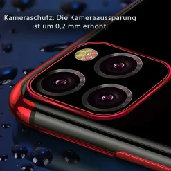 iPhone 11 Pro Max - Transparente Hülle mit Akzenten