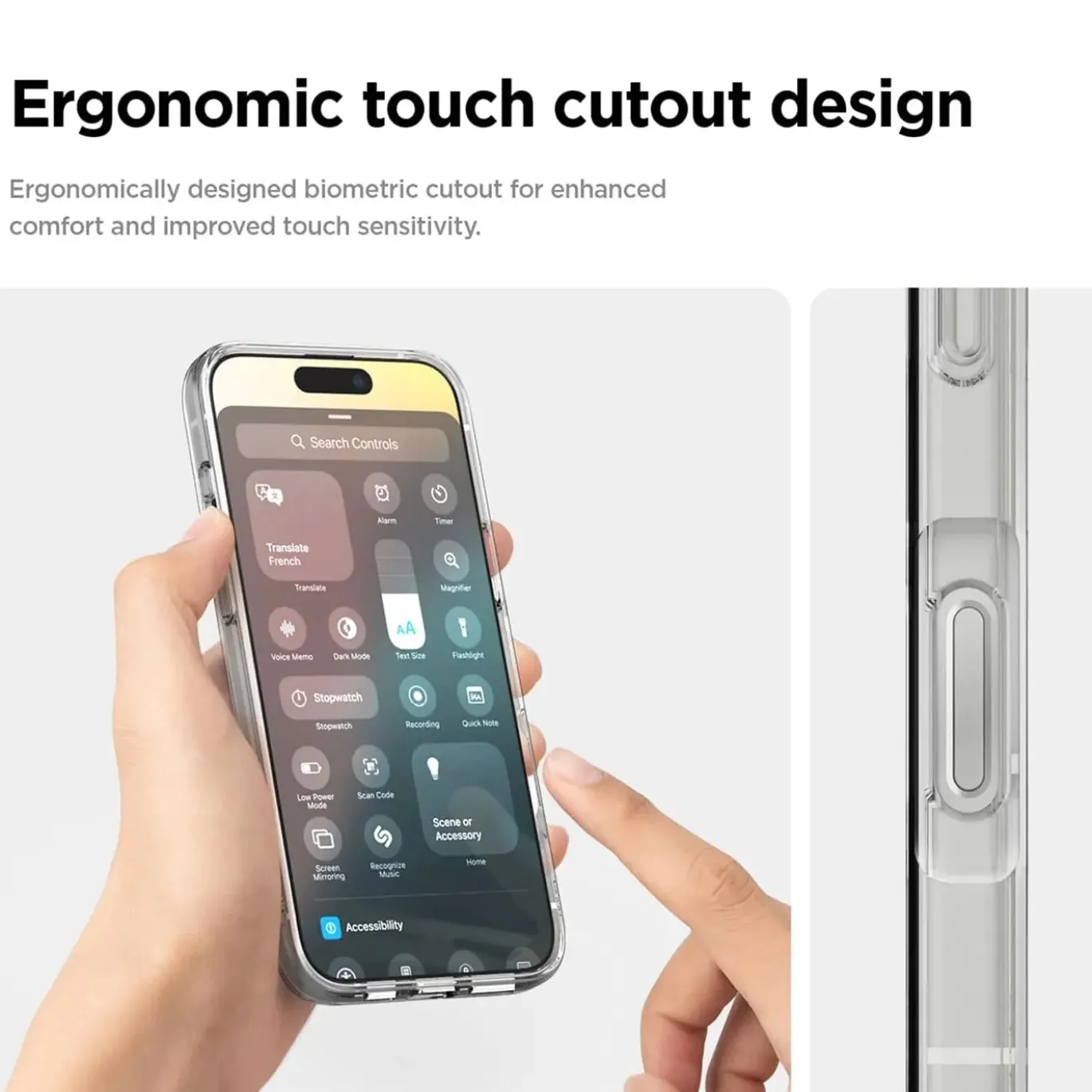 iPhone 16 Pro Max - Transparente MagSafe Silikonhülle
