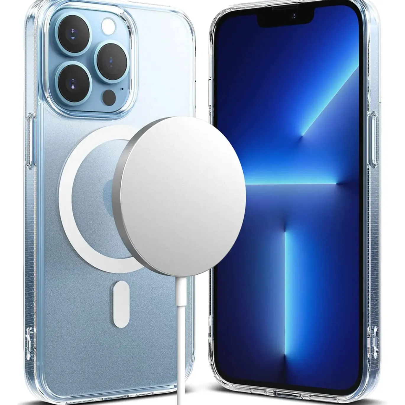 iPhone 13 Pro Max - Transparente MagSafe Silikonhülle