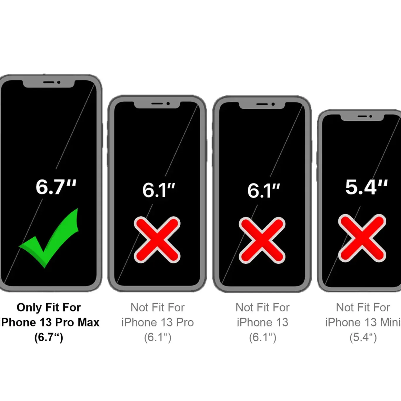 iPhone 13 Pro Max - Transparente MagSafe Silikonhülle