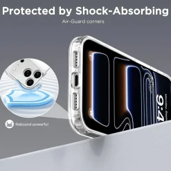 iPhone 17 Pro Max - Transparente MagSafe Silikonhülle
