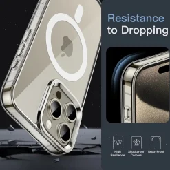 iPhone 15 Pro Max - Transparente MagSafe Silikonhülle