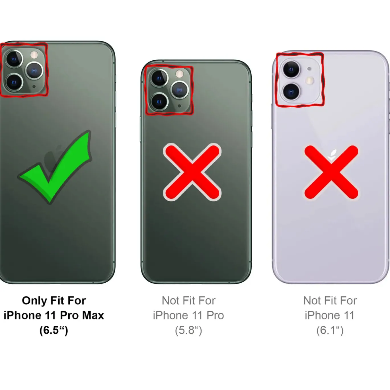 iPhone 11 Pro Max - Umhängehülle mit Kameraschutz
