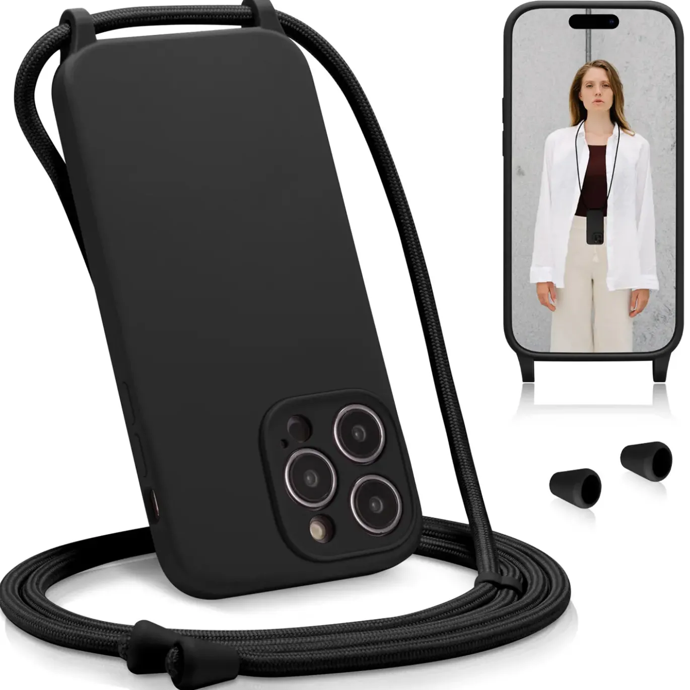 iPhone 11 Pro Max - Umhängehülle mit Kameraschutz