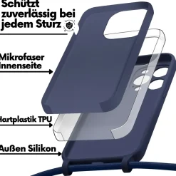 iPhone 12 Pro Max - Umhängehülle mit Kameraschutz