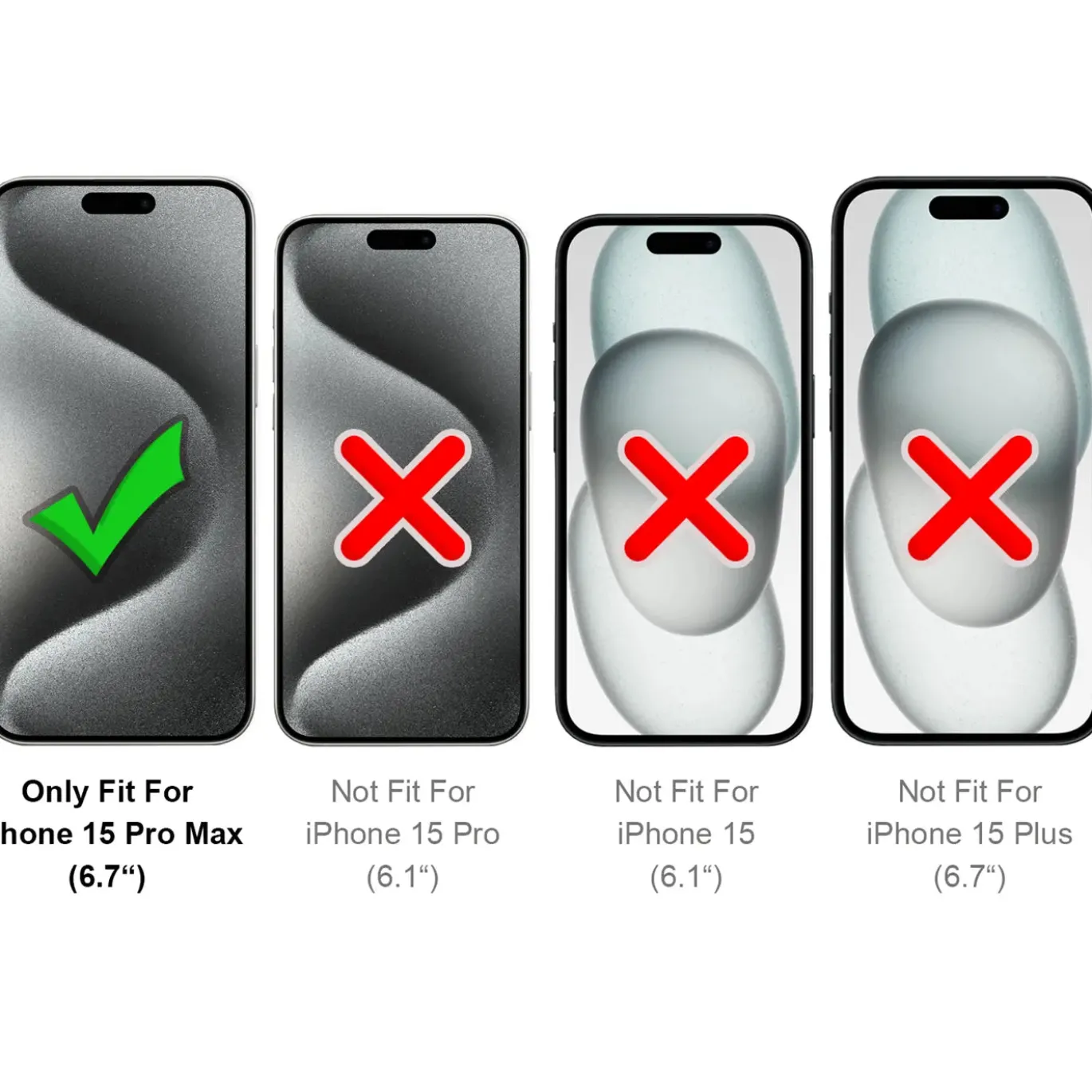 iPhone 15 Pro Max - Wallet Etui mit Standfunktion