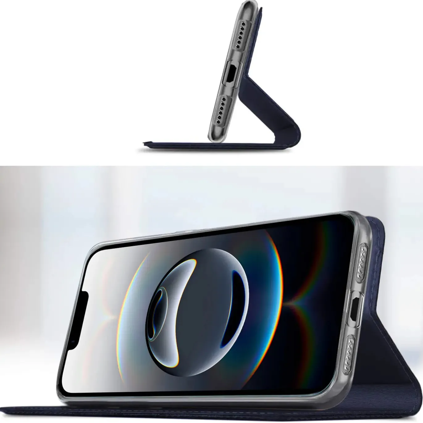 iPhone 16e - Booklet Case mit Magnetverschluss
