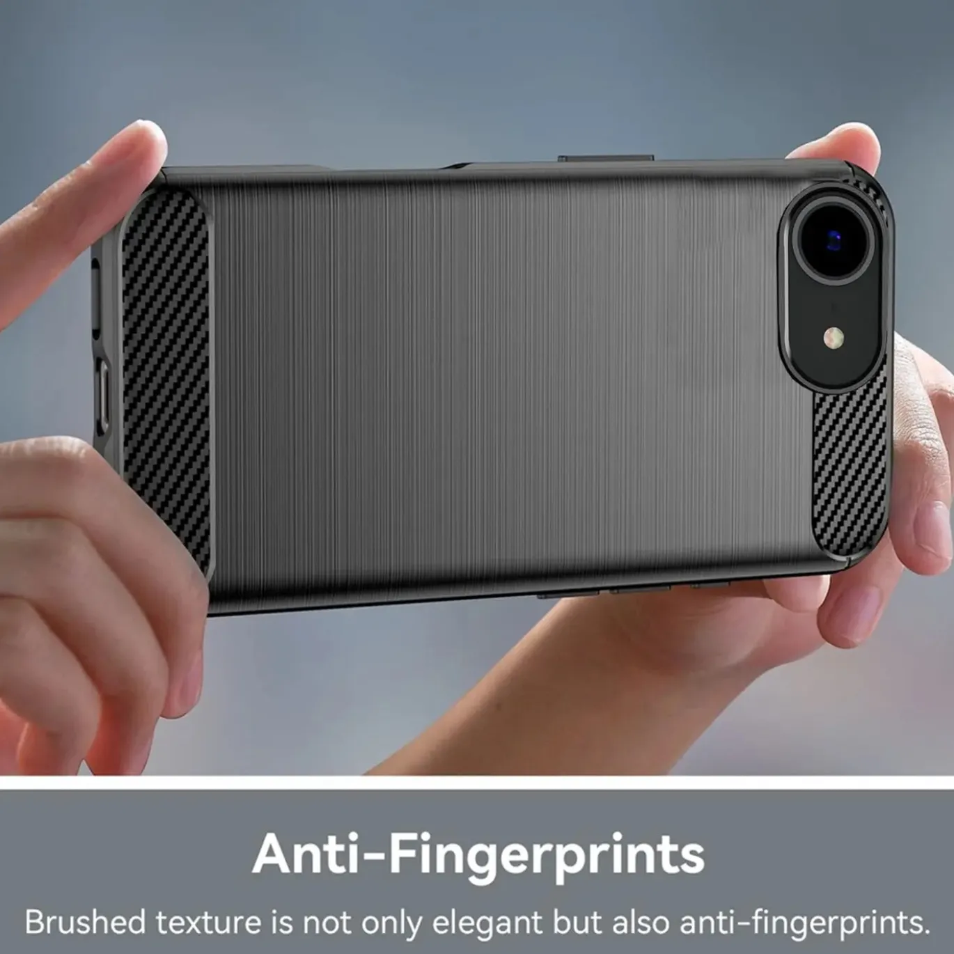 iPhone 16e - Carbon Case Hülle, stoßfest