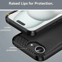 iPhone 16e - Carbon Case Hülle, stoßfest